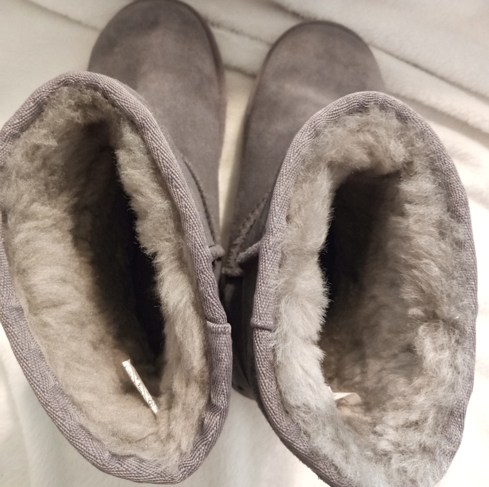 Koolaburra by UGG Gray Lined Boots Size 7 - Picture 6 of 9